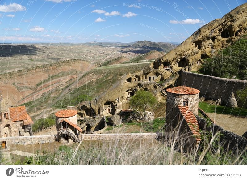 ubdano monastery the antique heritage Mountain Art Rock Church Architecture Stone Old Religion and faith georgia Monastery Ancient Antique Cave Christianity