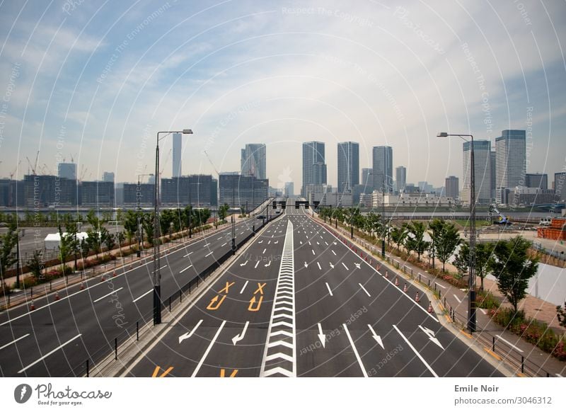 New Harbor Tokyo Japan Capital city Skyline Street Tourism Logistics Colour photo Exterior shot Day Wide angle