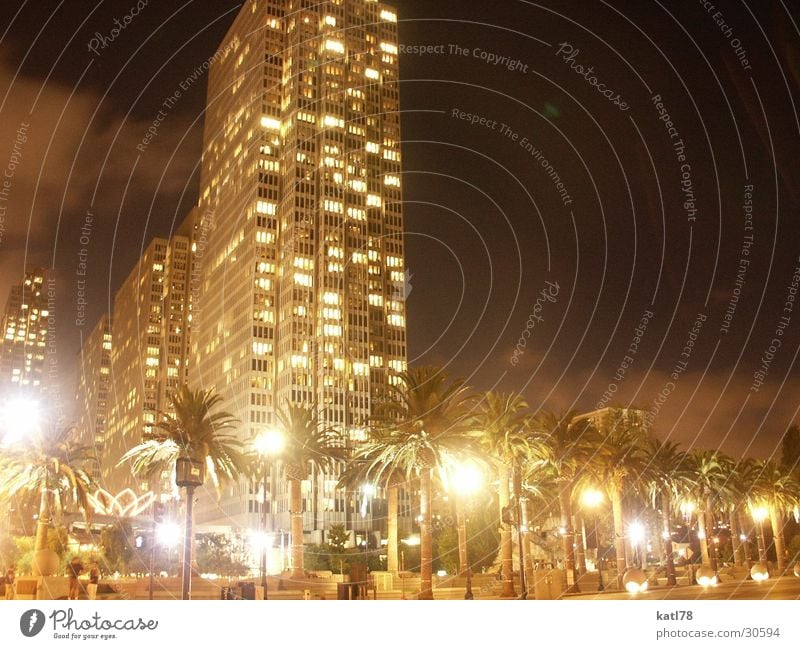 San Francisco by night High-rise Americas Night shot Architecture