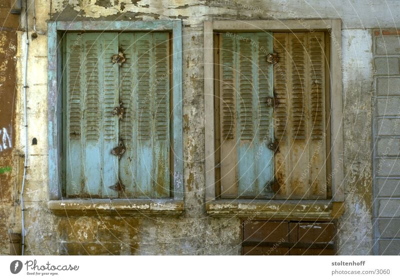 holidays in brittany - part 3 France Window Desolate Decline Closed Plaster Colour