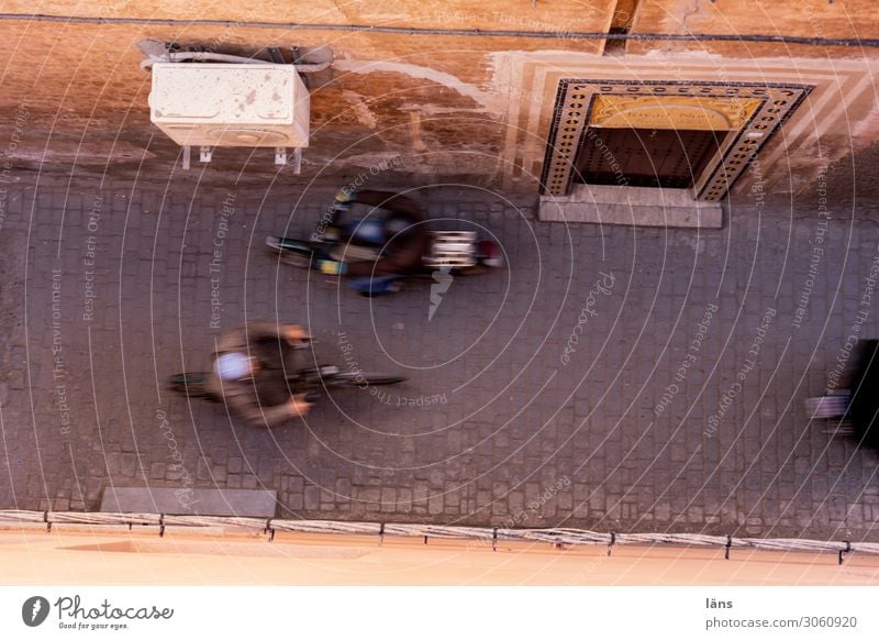 Motorcycles in the medina of Marrakech motorcycles Transport narrow House (Residential Structure) Alley people Marrakesh Morocco Town