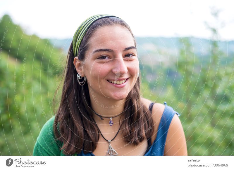 Portrait of a confident young woman Joy Happy Beautiful Contentment Leisure and hobbies Freedom Summer Human being Feminine Girl Young woman