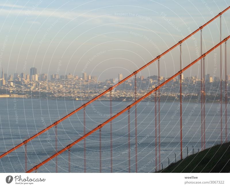 Looking through the Golden Gate to see what's behind Bay San Francisco bay USA California Americas Town Skyline House (Residential Structure) Bank building