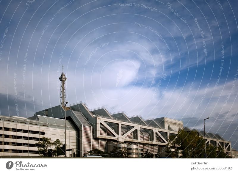 International Congress Centre and Radio Tower Berlin City Capital city Deserted Charlottenburg wilmersdorf Summer Town City trip Scene Copy Space City life icc