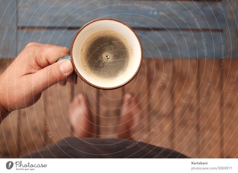 Milk? ground coffee Sugar Aromatic latte Close-up Coffee house Caffeine barista Café au lait Deserted Cappuccino Espresso Brown Wooden table Good morning Day