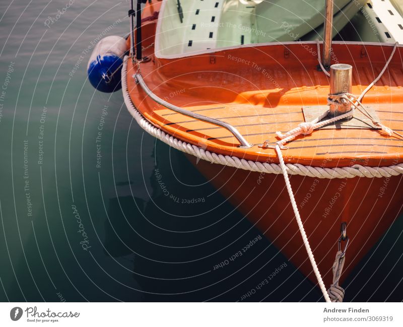 Orange Boat Fishing (Angle) Boating trip Vacation & Travel Tourism Trip Ocean Island Sailing Water Transport Means of transport Navigation Fishing boat