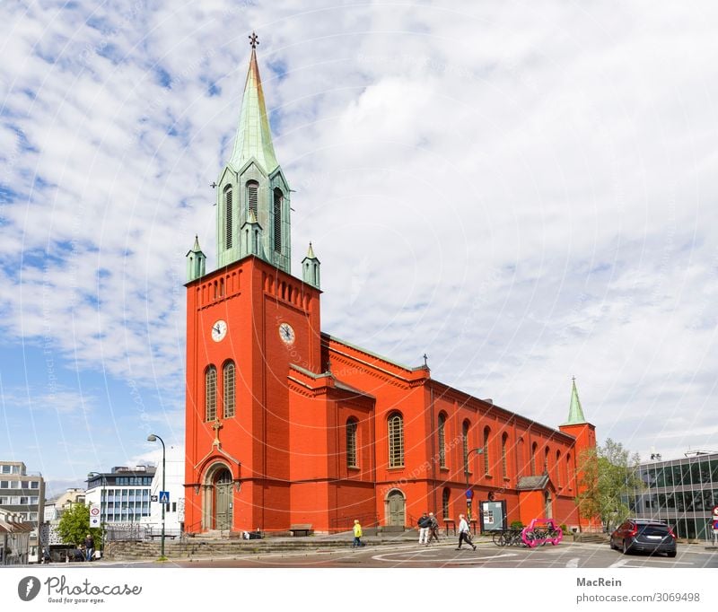 St. Petri Church in Starvanger, Norway Building Architecture Old Red Religion and faith sankt petri church Stavanger parish Gothic period Attraction