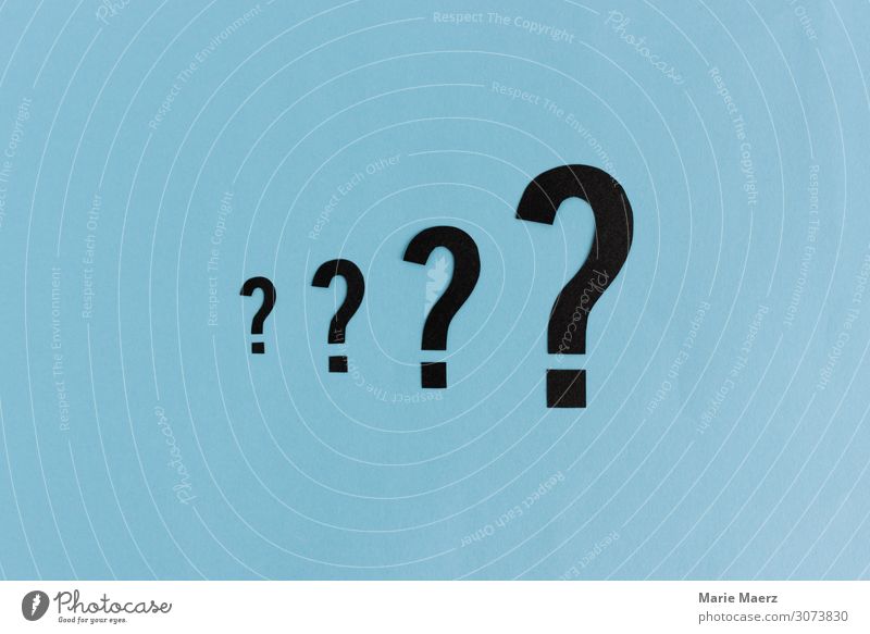 The big questions Education Science & Research Adult Education Study Academic studies To talk Sign Characters Think Communicate Curiosity Blue Interest