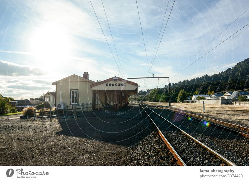 Ohakune Rail Station Vacation & Travel Trip Adventure Far-off places New Zealand Village Train station Manmade structures Building Architecture