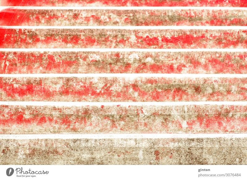 Red steps Architecture Stairs Sharp-edged sloping staircase inclined staircase stagger red steps architectural detail Surface concrete surface Colour red color