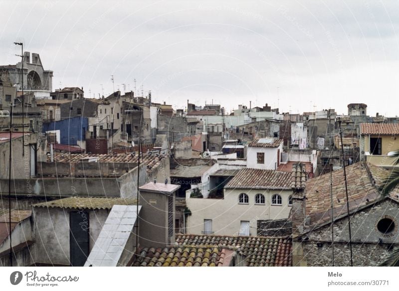 over the roofs of... Spain Roof House (Residential Structure) Town Antenna Europe Village