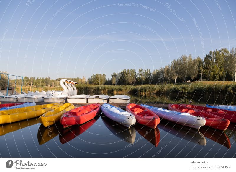 jetty in pond Relaxation Vacation & Travel Tourism Summer Snow Mountain Nature Landscape Forest Lake Turquoise water Alberta peak Kayak Banff National Park