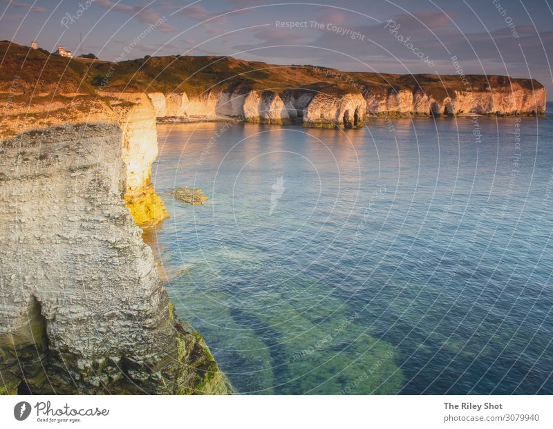 Sunrise at Flamborough Head Lifestyle Leisure and hobbies Vacation & Travel Tourism Trip Adventure Summer Ocean Environment Nature Landscape Water Sunset