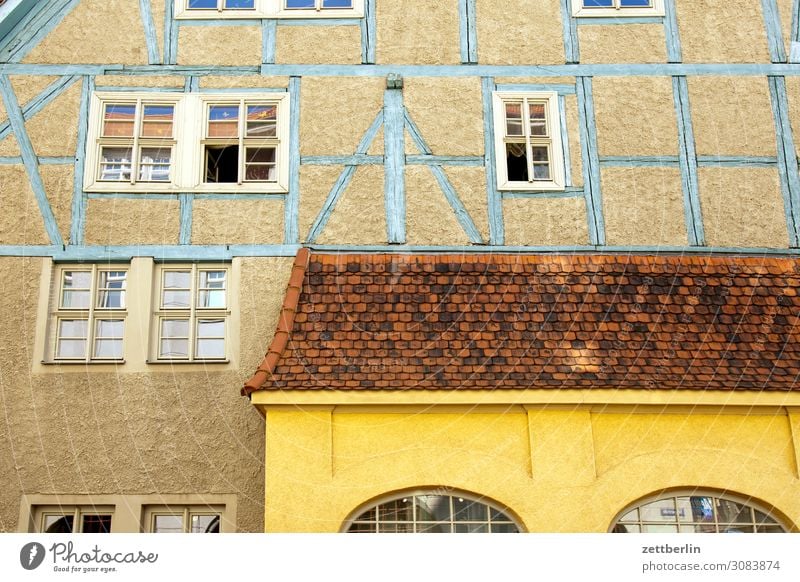 canopy aschersleben Detail House (Residential Structure) Historic Small Town Light Sadness Deserted Medieval times Saxony-Anhalt Summer Copy Space