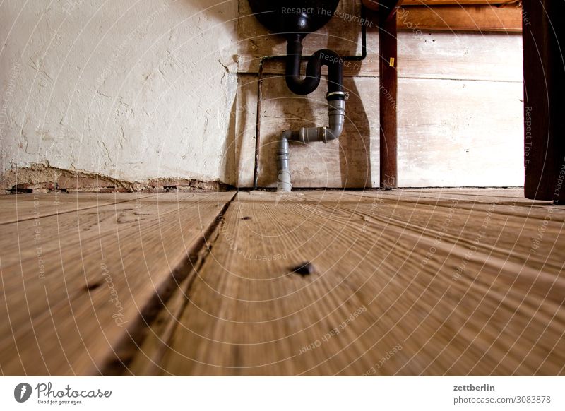 washroom Detail House (Residential Structure) Historic Light Sadness Deserted Medieval times Copy Space Sink Drainage Water pipe Installations Knee Effluent