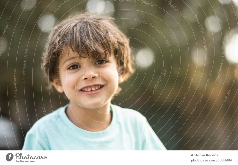 little three years old boy portraits in summer afternoon Happy Face Summer Garden Child Human being Boy (child) Infancy Autumn Smiling kid Caucasian real people