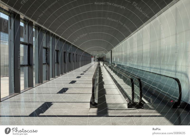 Escalator walkway in a modern building. Lifestyle Design Vacation & Travel Tourism Trip Sightseeing City trip Work and employment Profession Office work