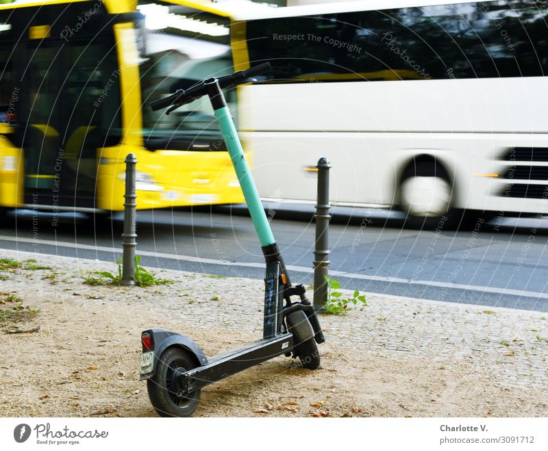 means of transport Transport Means of transport Passenger traffic Public transit Road traffic Street Bus e-roller electric scooter Metal Movement Driving Large