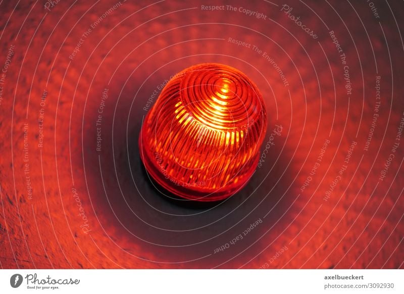 Red light warning lamp in front of film or sound studio Technology Music Media Television Radio (broadcasting) Cinema Film industry Video Infrared lamp