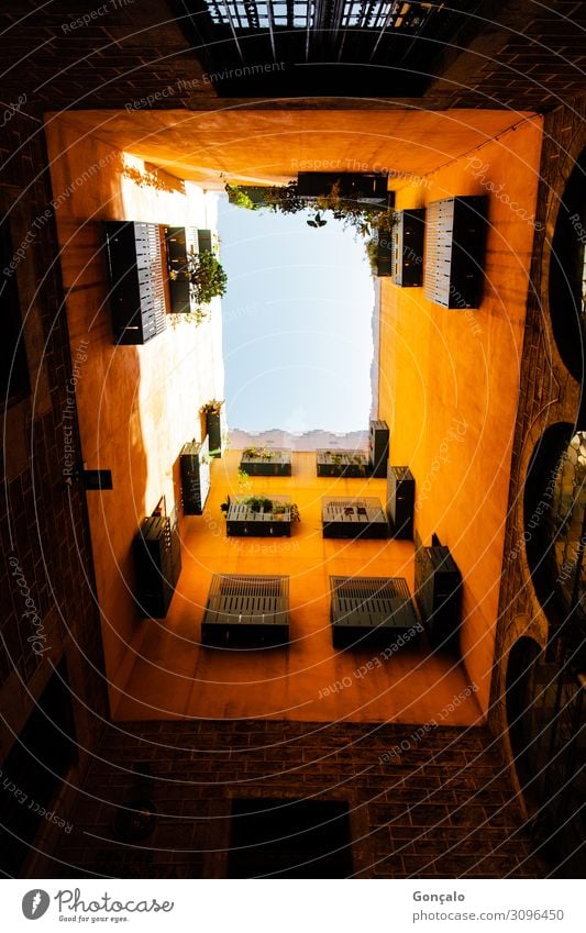 Streets of Barcelona Spain Town Old town Building Architecture Colour photo Interior shot Day