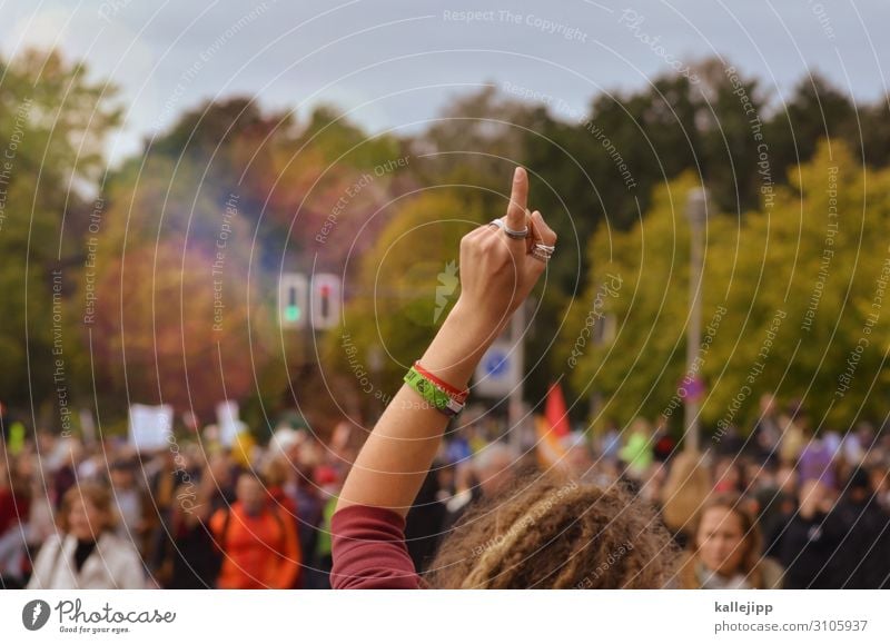 girlpower Head Hair and hairstyles Arm Hand Fingers 1 Human being Crowd of people Environment Nature Climate Climate change Sign Communicate