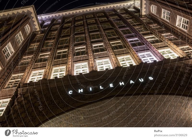 Chilehaus in Hanmburg. Lifestyle Design Vacation & Travel Tourism Sightseeing City trip House (Residential Structure) Work and employment Office work Workplace