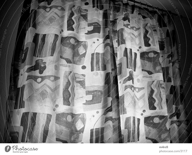 curtain Drape Cloth Photographic technology Black & white photo Lights.