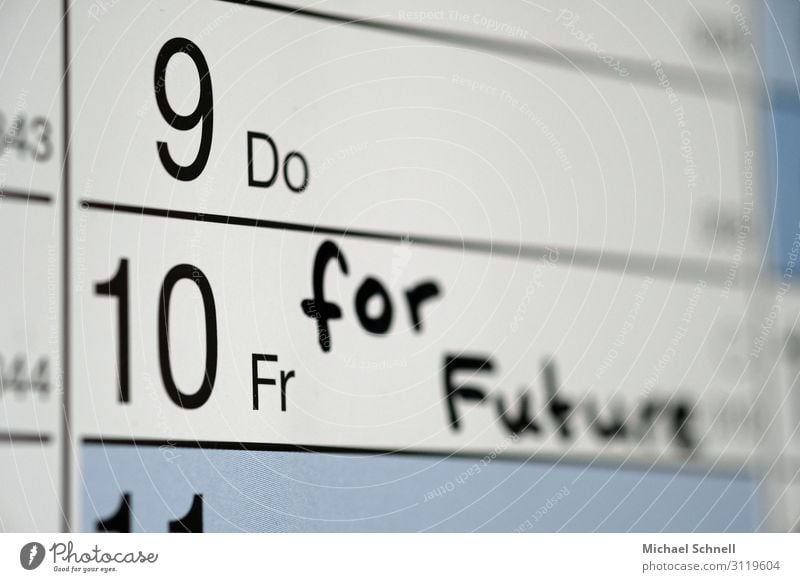 fridays for future Environment Climate Climate change Calendar To talk Make Argument Sustainability Rebellious Responsibility Fear of the future Protest Nature