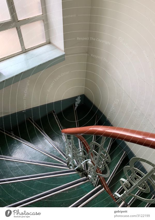 Stairs' up stairs' down stairs House (Residential Structure) Window Beautiful Green Red Effort Life Fiasco Perspective Far-off places Transience