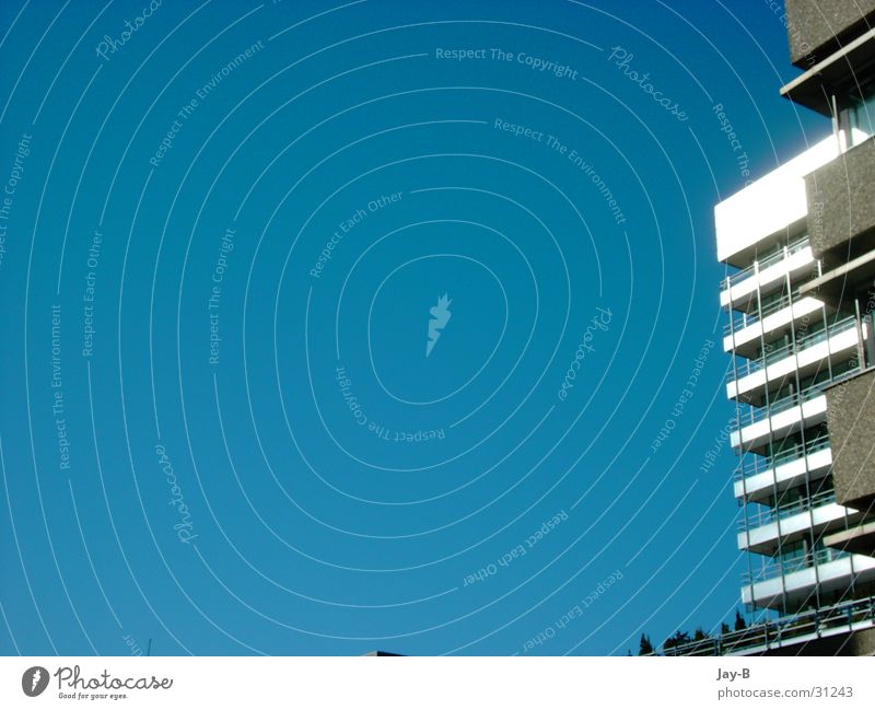 blue sky High-rise Sky House (Residential Structure) Prefab construction Concrete Blue Sun