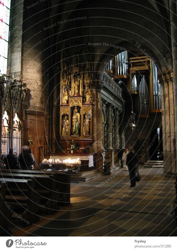 munster of freiburg Altar House of worship Freiburg im Breisgau Münster Religion and faith devout