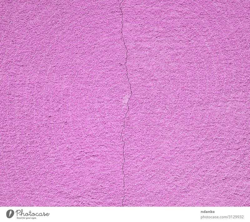 purple cement wall with a crack Design Building Architecture Stone Concrete Old Natural Retro Pink Colour Torn background Cement construction Crack & Rip & Tear