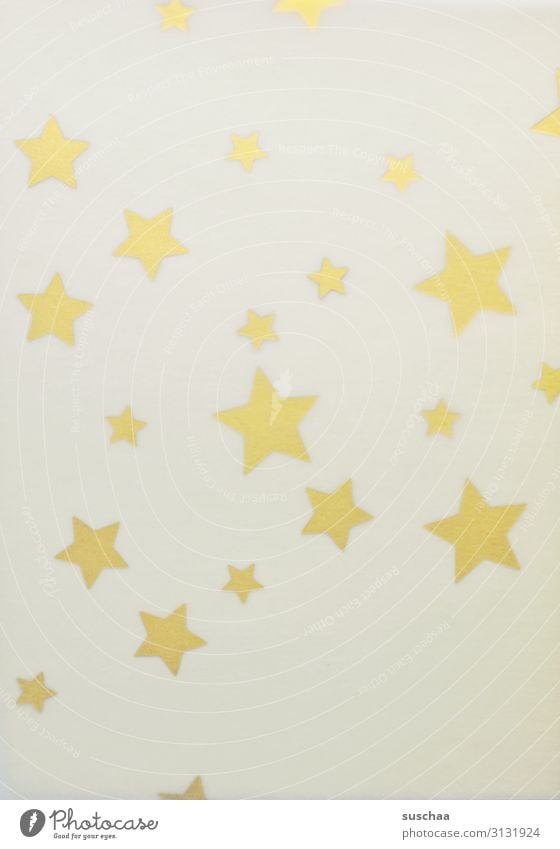 stars, shimmering through Star (Symbol) Many Simple Neutral Background Difference Delicate transparent Lighting Glimmer Blur transparent paper Bright Yellow