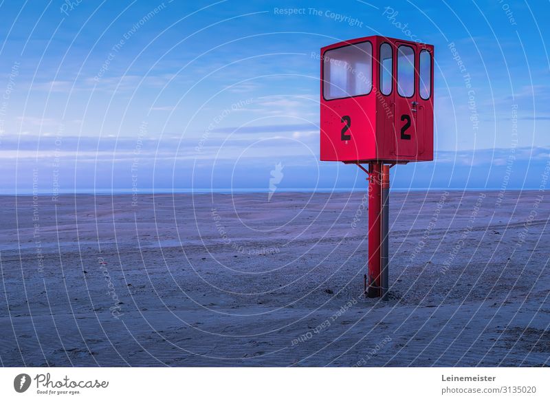 lifeguard tower Relaxation Vacation & Travel Tourism Summer vacation Beach Ocean Island Environment Landscape Sand Weather Coast Juist island Germany Village