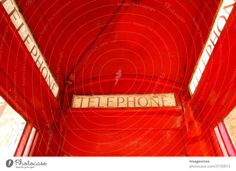 phone booth Telephone Technology Telecommunications Architecture Phone box Original Retro Red Communicate Tourism Tradition Change "close-up Classic English K6