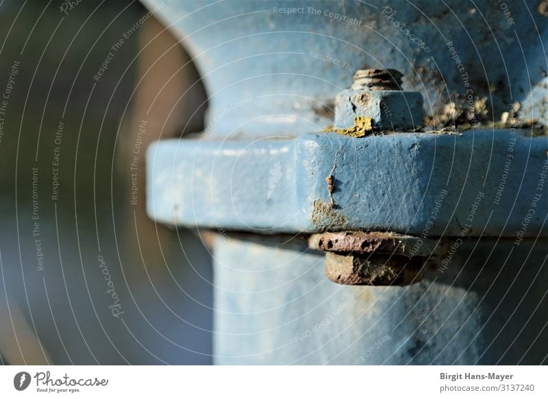 rust House (Residential Structure) Garden Town Water pump Metal Rust Old Blue Brown Calm Uniqueness Transience Multicoloured Exterior shot Close-up Detail