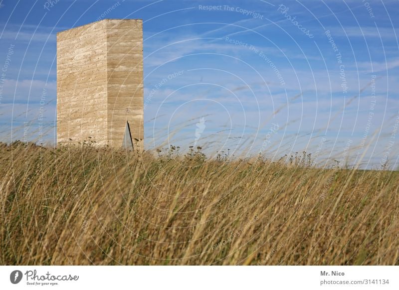 The chapel in the field Environment Nature Landscape Beautiful weather Grass Field Manmade structures Architecture Tourist Attraction Monument Exceptional