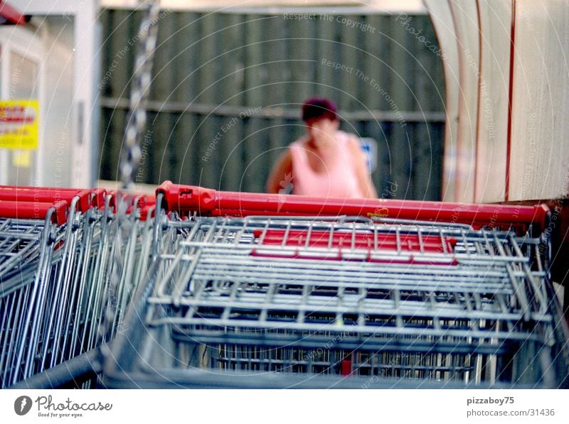 saturday shoppette Shopping Supermarket Woman Shopping Trolley Store premises Consumption customer