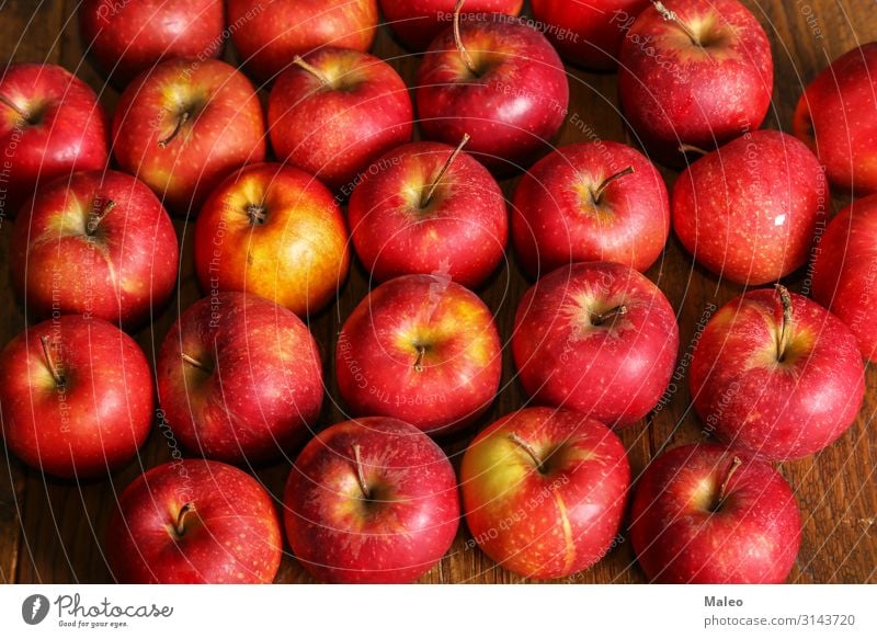 Beautiful red apples lying on the table Red Apple Background picture Table Fruit Nature Food Natural Fresh Concepts &  Topics Concert Organic Raw Delicious