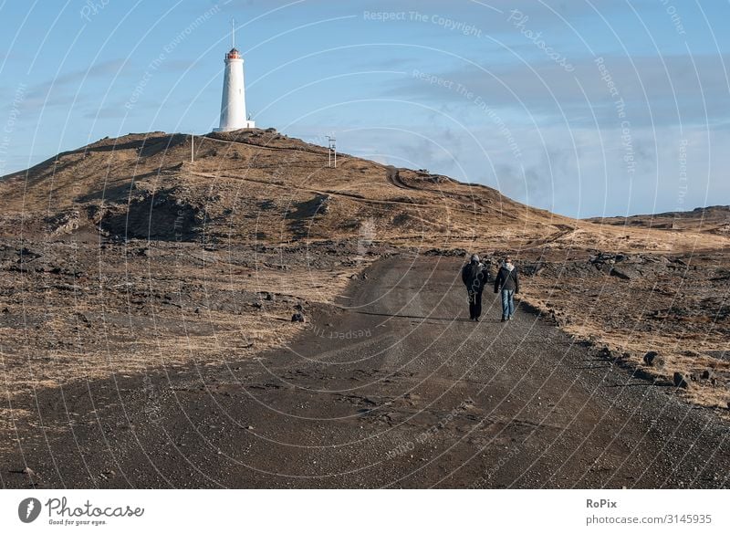 Hiking in an icelandic landscape. Lifestyle Style Healthy Athletic Fitness Relaxation Leisure and hobbies Vacation & Travel Tourism Trip Adventure Sightseeing