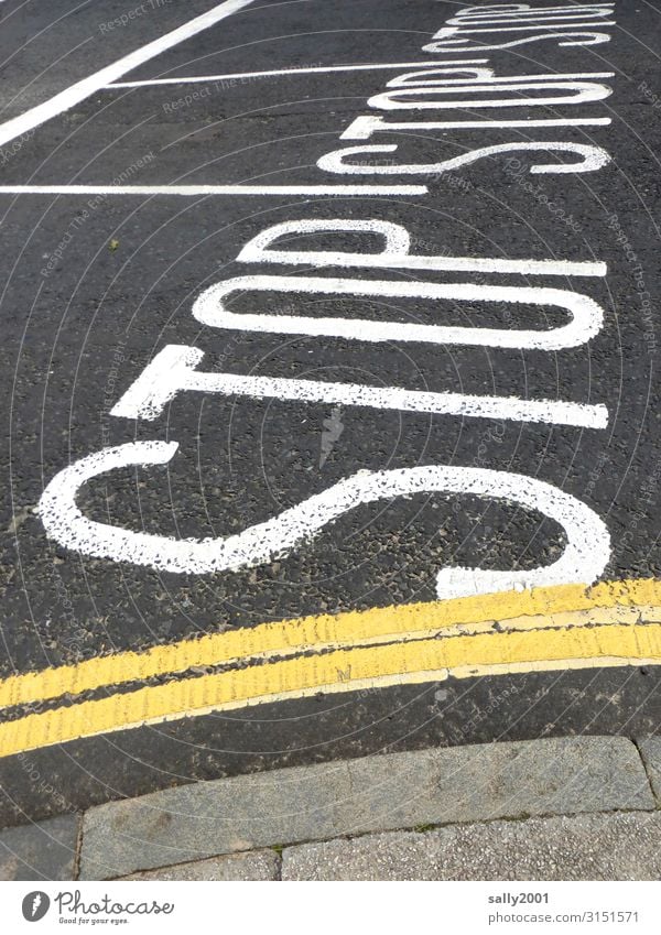 stop... Transport Traffic infrastructure Road traffic Street Crossroads Road sign Sign Characters Signs and labeling Signage Warning sign Aggression Threat