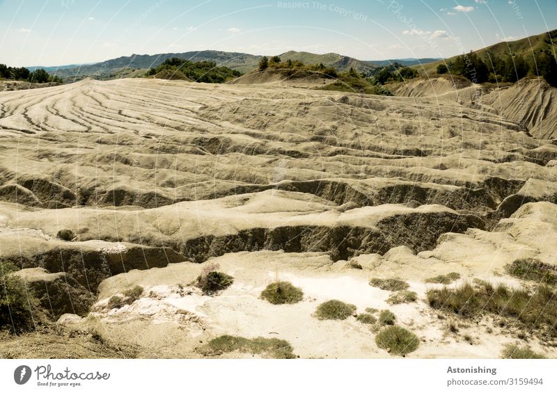 lunar landscape Environment Nature Landscape Plant Earth Sky Moon Beautiful weather Drought Grass Bushes Hill Mountain Carpathians Desert Norosiosi Berca