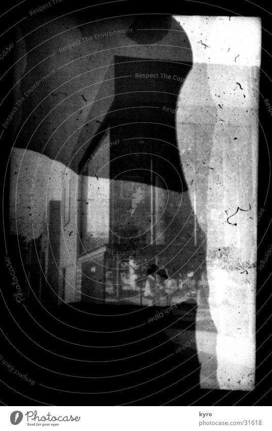 photo experiment 2 Unclear Building Facade Window Scratch mark Overexposure Edge Negative Photo laboratory Experimental Progress Corner Exposure Development