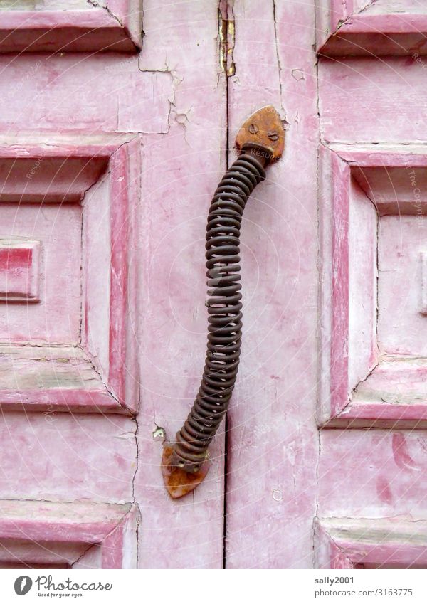 closed... door Goal Spiral Pink Main gate Front door too Closed Flexible Metal Metal spiral Wooden gate Door handle Old Wooden door Safety Frame and panel door