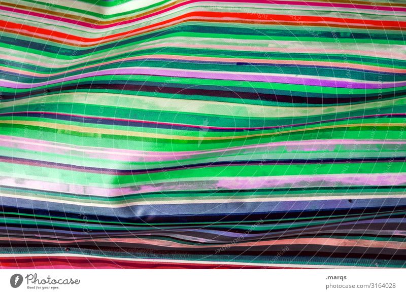 streaked Elegant Style Design Plastic Line Stripe Uniqueness Multicoloured Yellow Green Violet Orange Red White Colour Arrangement Irritation Colour photo