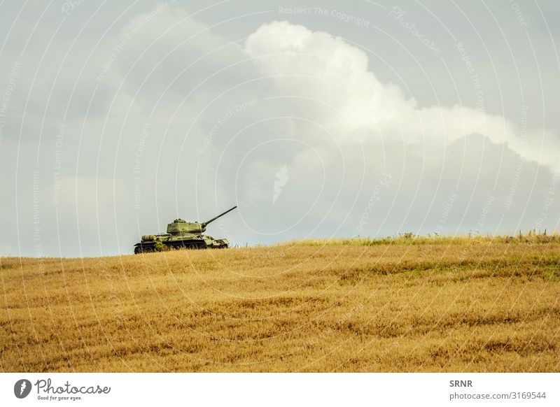 Tank Nature Meadow Vehicle Old War Armour armoring armoured Dukla Pass Europe field fighting vehicle gun turret Kapishova Kapisova land landmark lea military