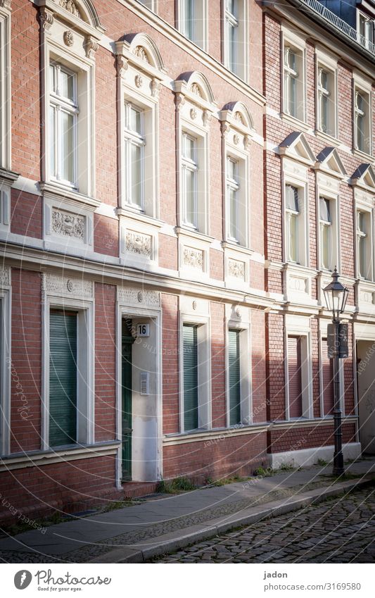 empty streets (2). Elegant Style Beautiful weather Brandenburg an der Havel Town Old town House (Residential Structure) Wall (barrier) Wall (building) Facade