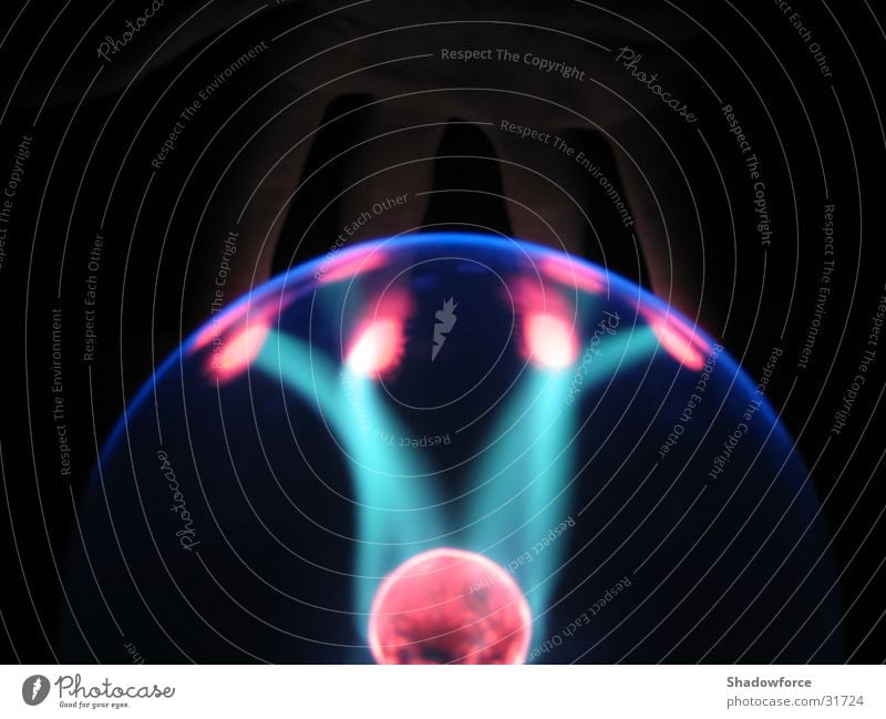 Plasmafire6 Lightning Lighting Dark Lightning globe Science & Research Sphere Glass flashes of light plasma ball