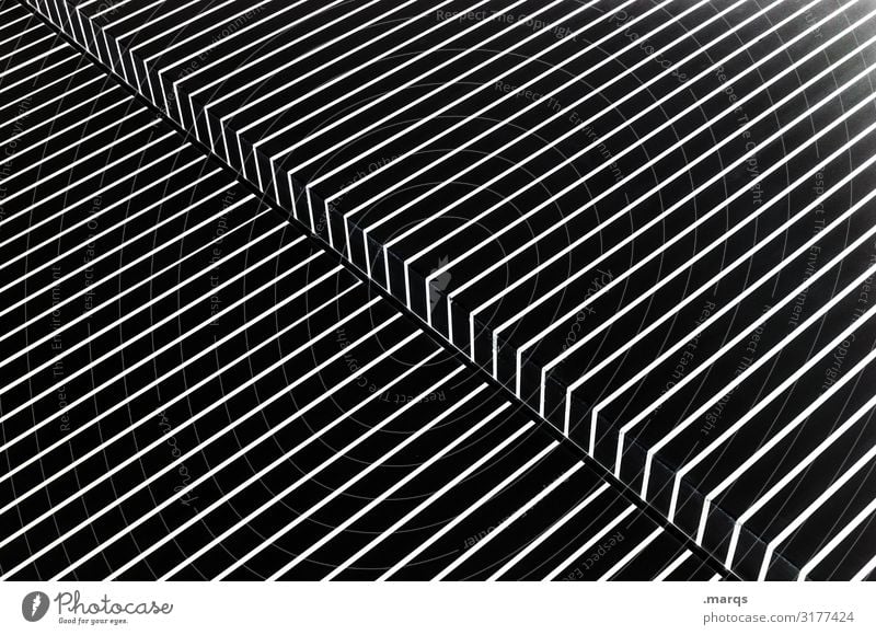 3300 | bend in the optics Design Abstract Line Sharp-edged Elegant White Style Illustration Pattern Diagonal Sterile Corner Surrealism Accuracy