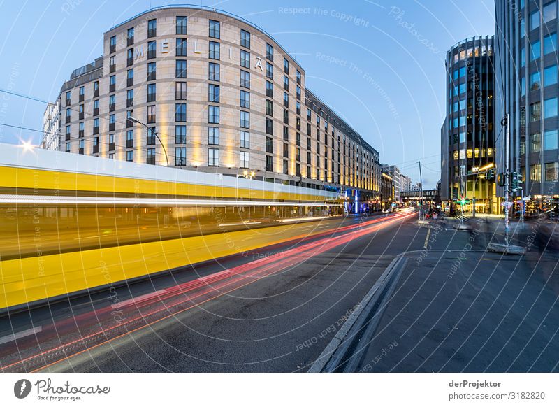 Berlin Friedrichstraße: Tram passes by Vacation & Travel Tourism Trip Adventure Sightseeing City trip Manmade structures Building Architecture